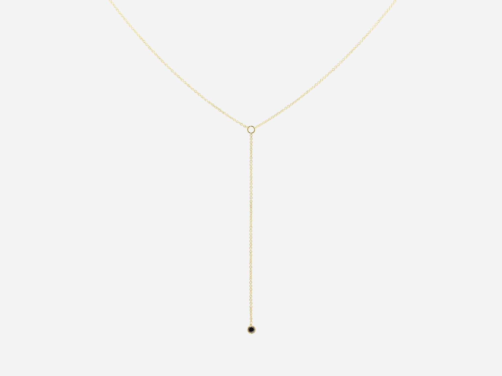 Black Diamond Lariat Necklace – The Missing Piece