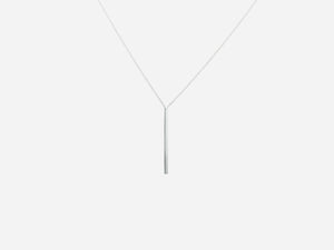 Vertical Plain Bar Necklace